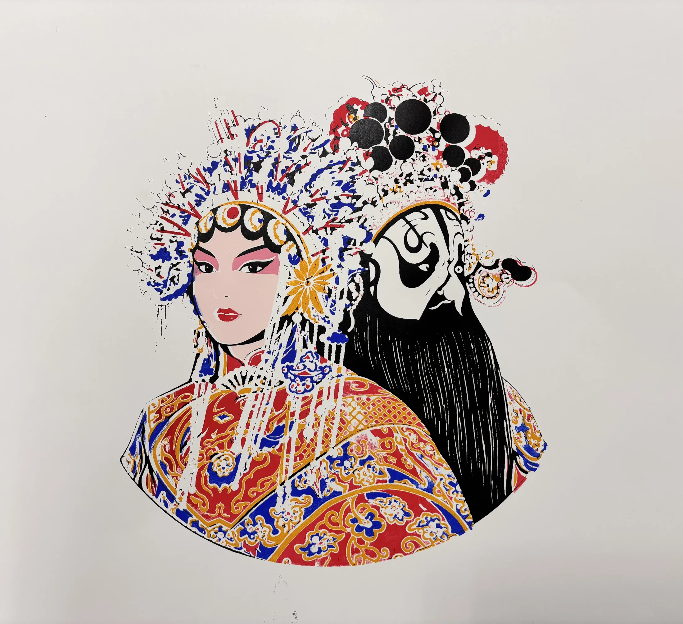戏曲人物插画