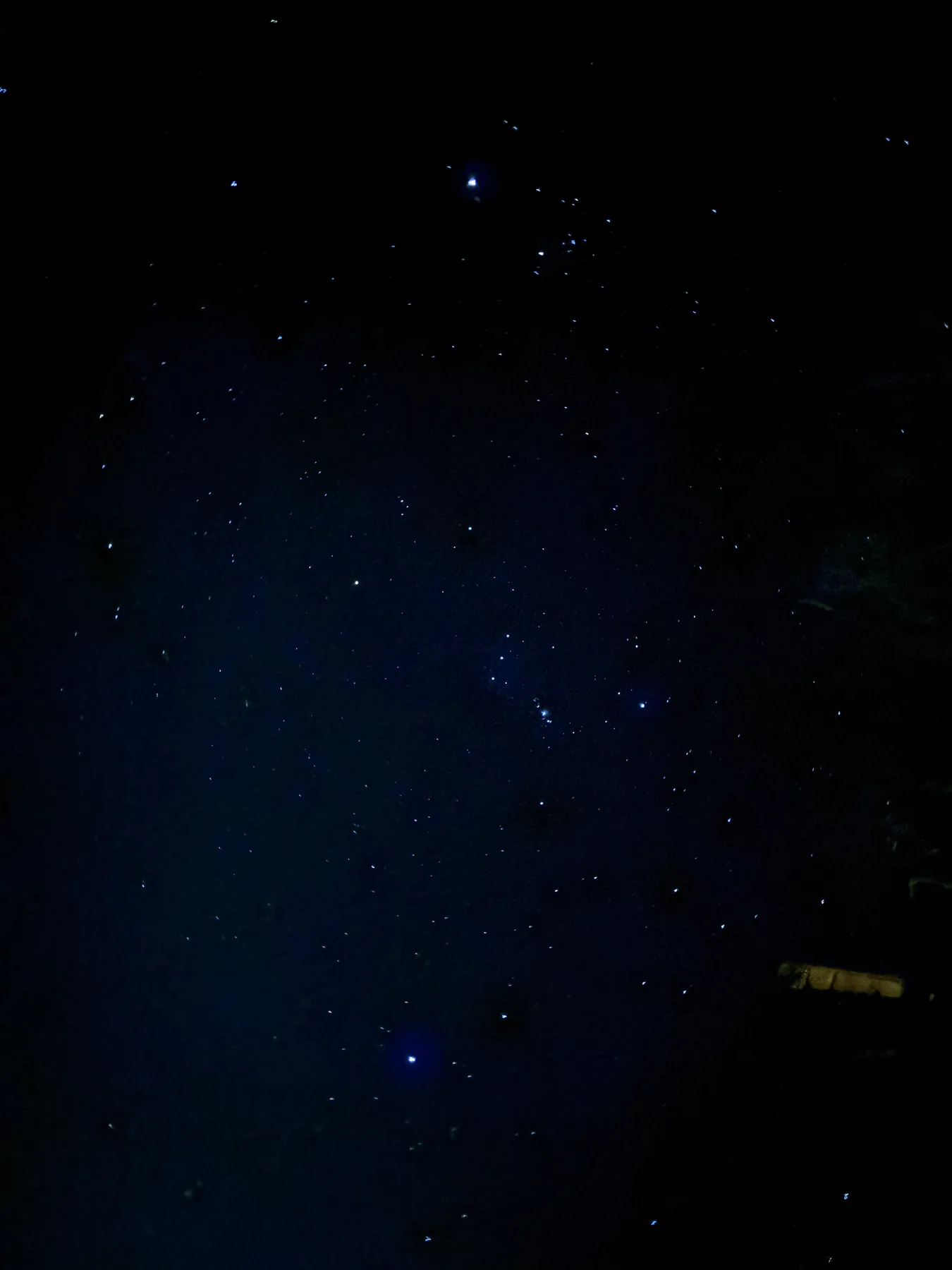 夜空中的点点星光